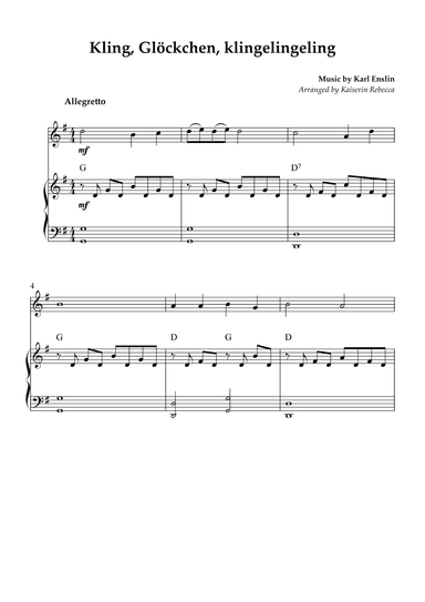 Kling, Glöckchen, klingelingeling (arr. Kaiserin Rebecca)