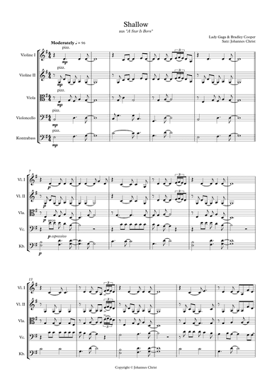 Shallow (arr. Johannes Christ)