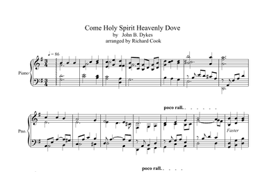 Come Holy Spirit Heavenly Dove (arr. Richard Cook)