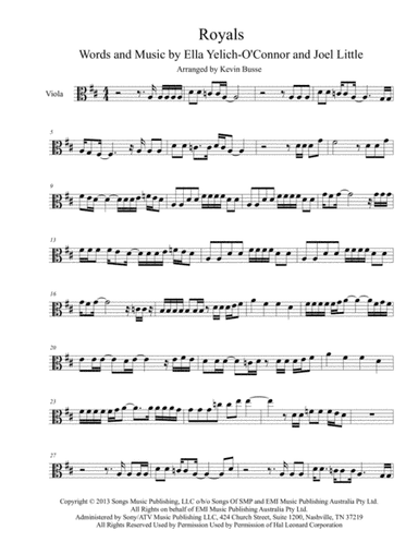 Royals (arr. Kevin Busse)