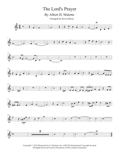 The Lord's Prayer (arr. Kevin Busse)