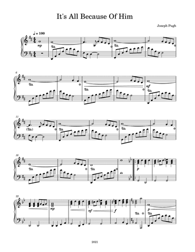 It's All Because Of Him(Piano Solo)