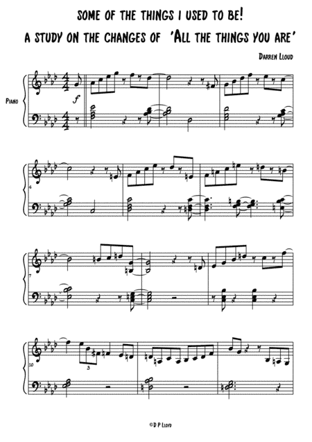 Some of the things I used to be