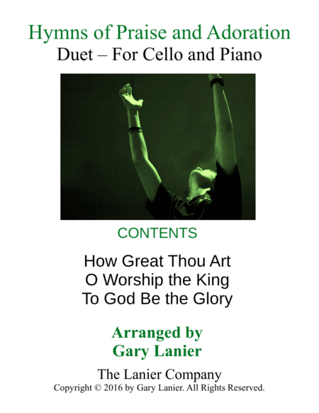Gary Lanier: HYMNS of PRAISE and ADORATION (Duets for Cello & Piano) (arr. Gary Lanier)