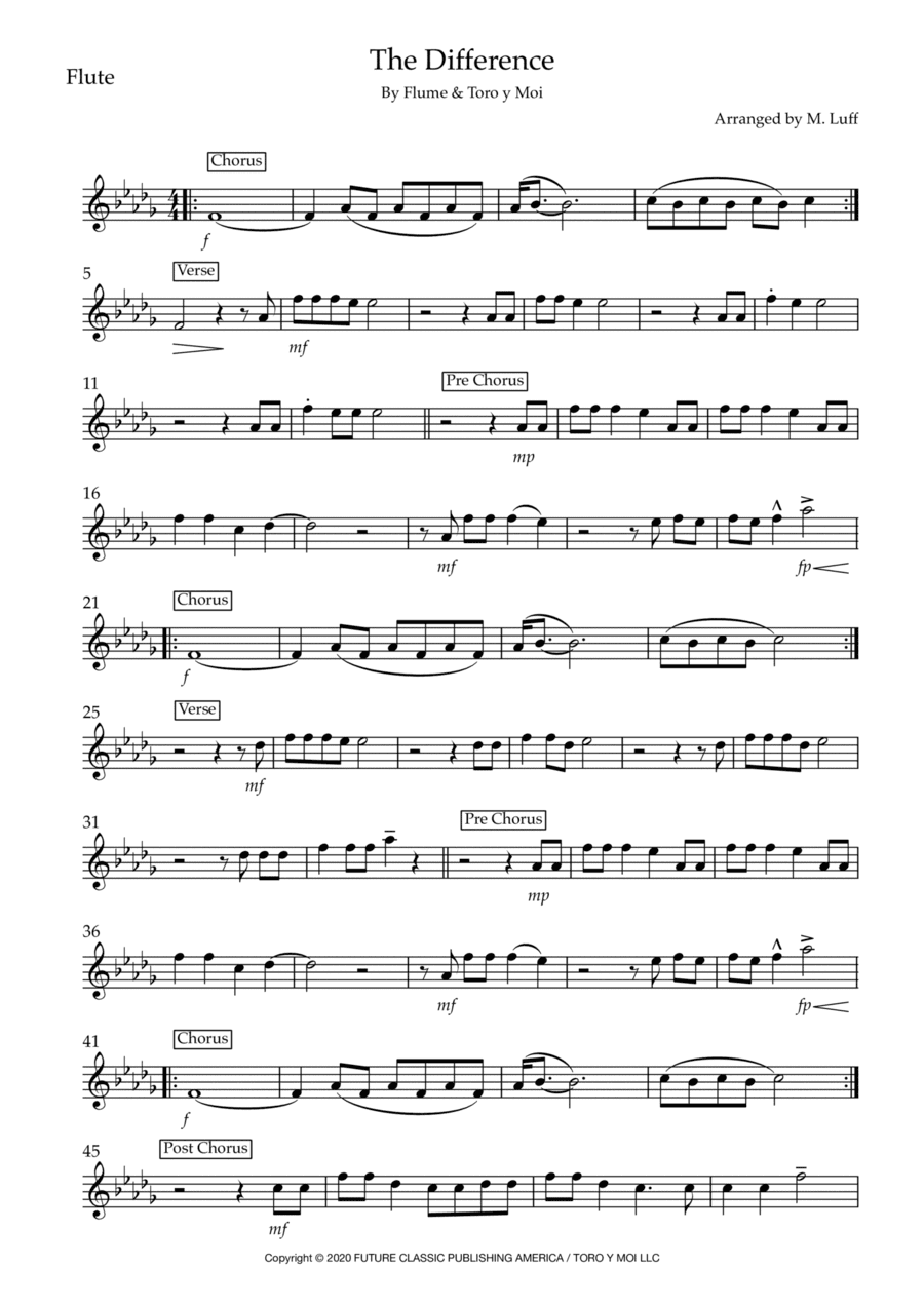 The Difference (arr. Matt Luff)