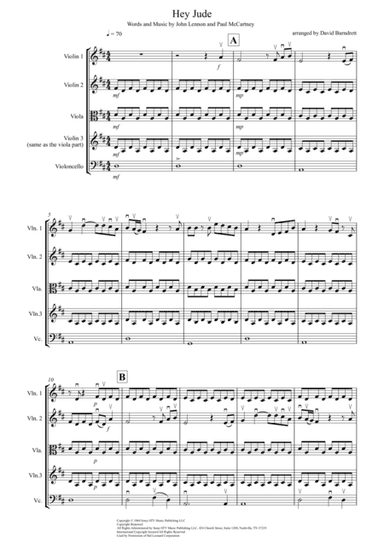Hey Jude (arr. David Burndrett)