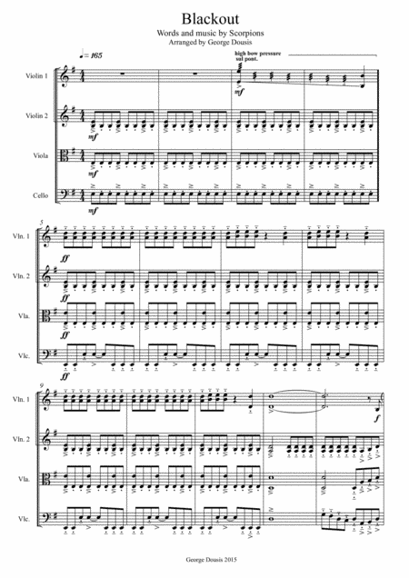 Blackout (arr. George Dousis)