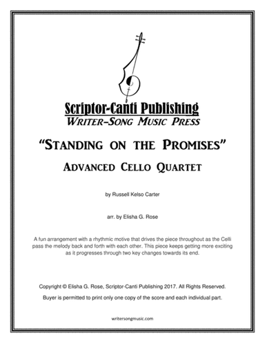 Standing on the Promises - Advanced Cello Quartet (arr. Elisha G. Rose)