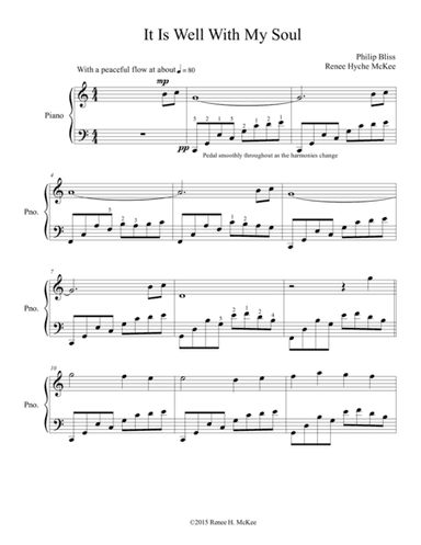 It Is Well With My Soul (arr. Renee Hyche McKee)