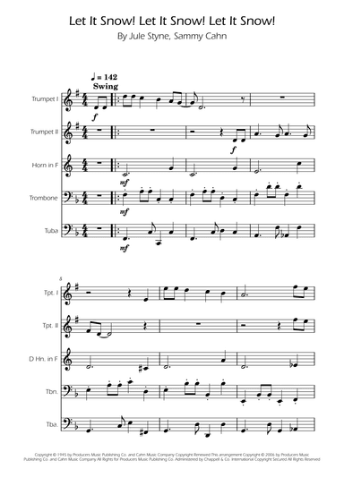 Let It Snow! Let It Snow! Let It Snow! (arr. Ygor Nunes)