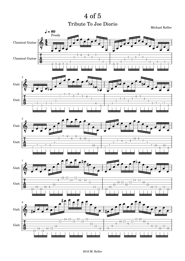 4 of 5 (Tribute To Joe Diorio)