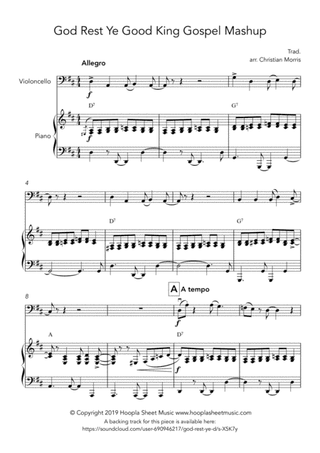 God Rest Ye Good King Gospel Mashup (arr. Hoopla Sheet Music)