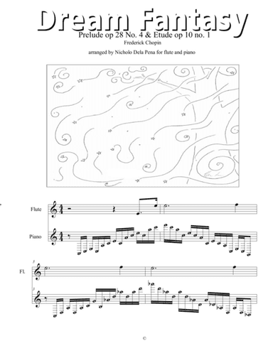 "Dream Fantasy" Prelude op 28 no 1 and Etude op 10 no.1 (arr. Nicholo Dela Pena)