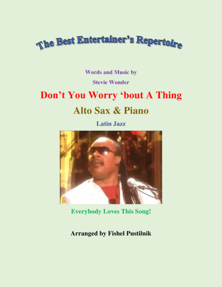 Don't You Worry 'bout A Thing (arr. Fishel Pustilnik)