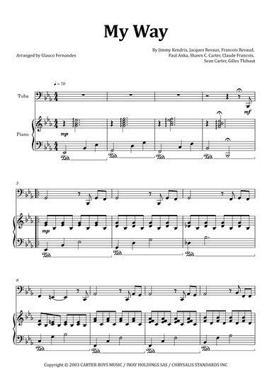 I Did It My Way (arr. Glauco Fernandes)