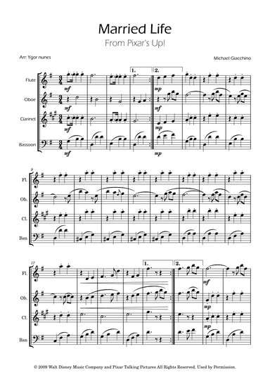 Married Life (arr. Ygor Nunes)