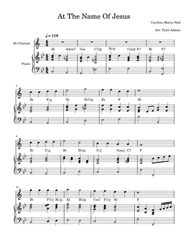 At The Name Of Jesus (arr. Tyler Adams)