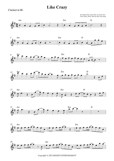 Like Crazy (arr. Wesley S. SIlva)