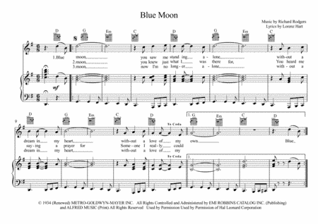 Blue Moon (arr. Museus)