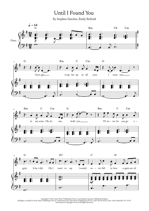 Until I Found You (arr. Marcony Carvalho)