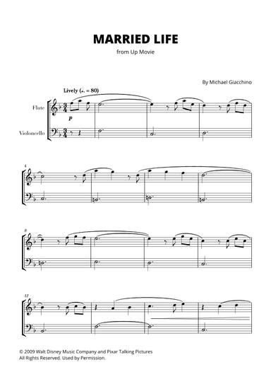 Married Life (arr. Cadenza Editions)