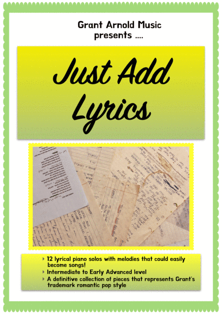 Just Add Lyrics (a collection of beautiful melodies)