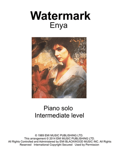 Watermark (arr. JFpiano)