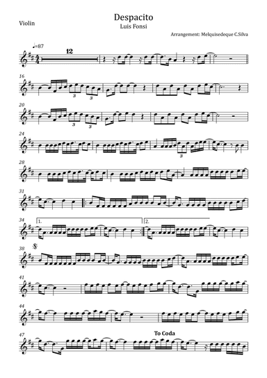 Despacito (arr. Melquisedeque Carvalho Silva)