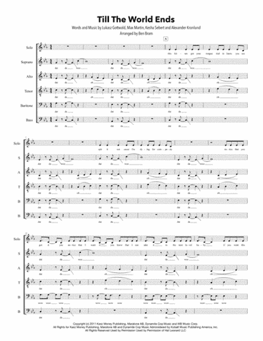 Till The World Ends (arr. Ben Bram)