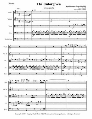 The Unforgiven (arr. Neemias Silva Santos)