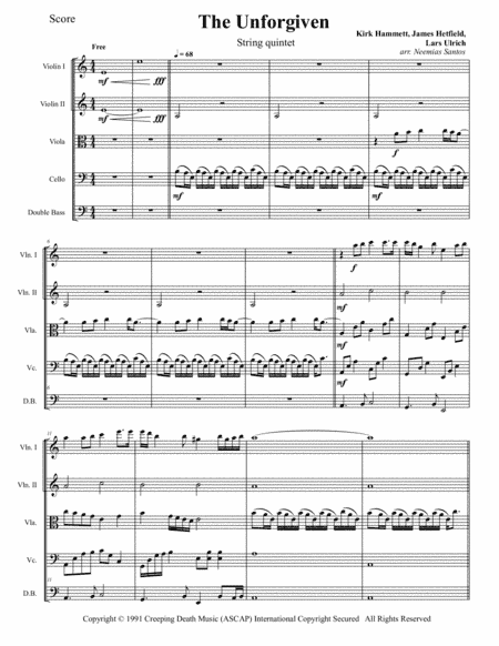 The Unforgiven (arr. Neemias Silva Santos)