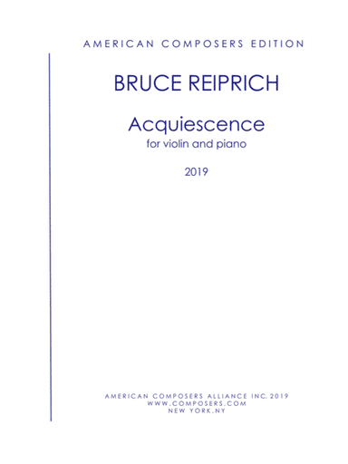 [Reiprich] Acquiescence