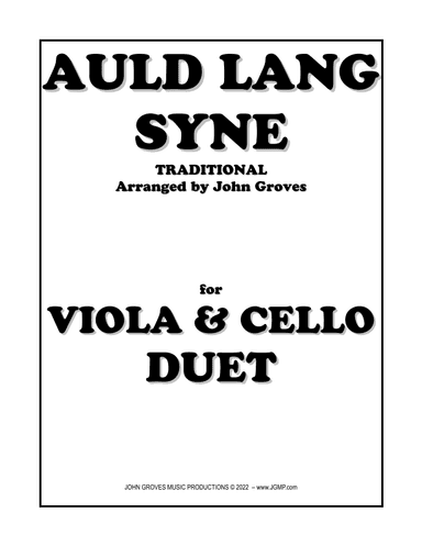Auld Lang Syne - Viola & Cello Duet (arr. John Groves)