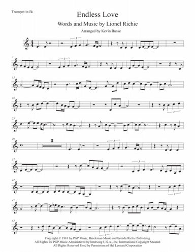 Endless Love (arr. Kevin Busse)