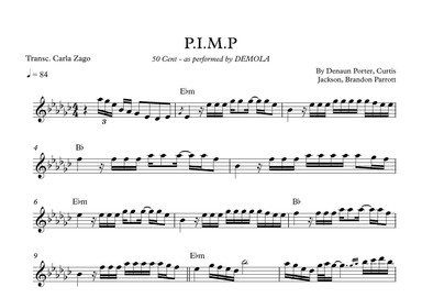 P.i.m.p. (arr. Carla Zago)