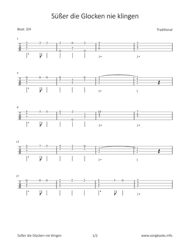 Süßer die Glocken nie klingen (arr. Bettina Schipp)