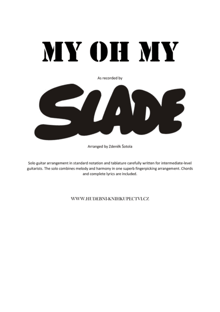My Oh My (arr. Zdeněk Šotola)