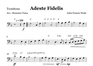 Adeste Fidelis (arr. Jhonatan Lucio Viana)