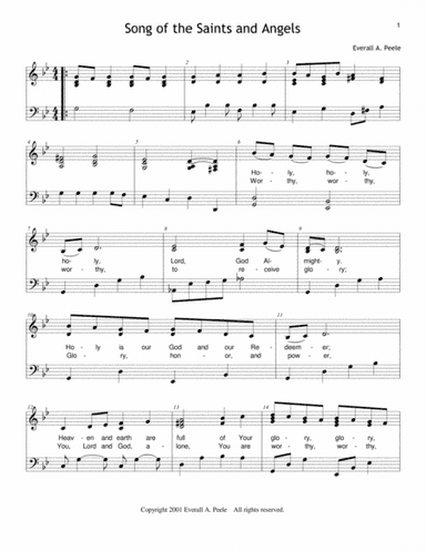 Song of the Saints and Angels