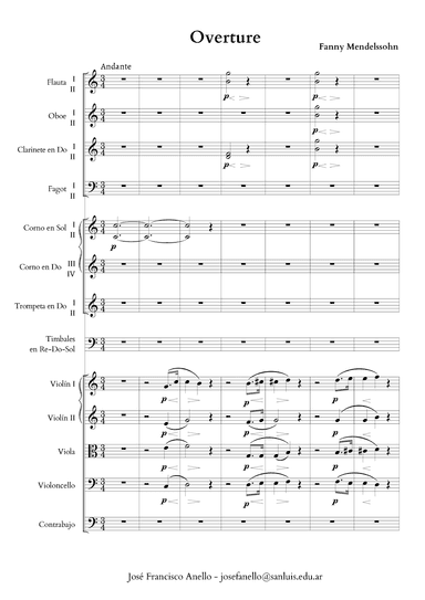 Overture in C (arr. José F. Anello)