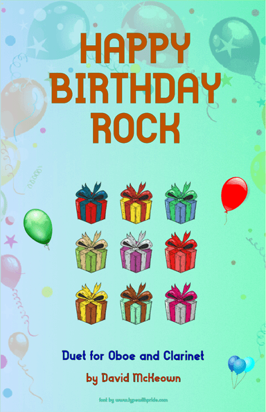 Happy Birthday Rock, for Oboe and Clarinet Duet (arr. David McKeown)