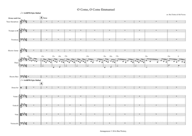O Come, O Come Emmanuel/Oh Come All Ye Faithful Contemporary Arrangement (arr. Ben Trickey)