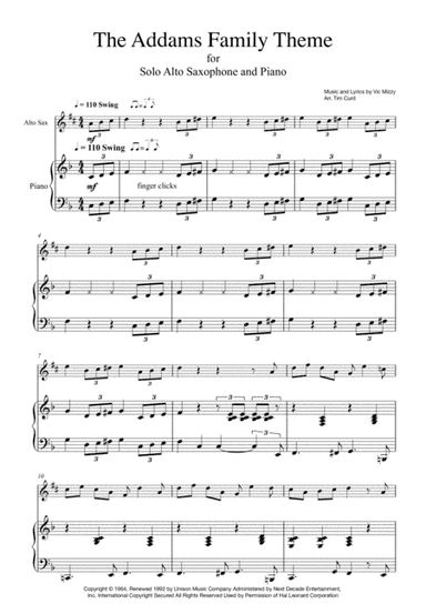 Addams Family Theme (arr. Tim Curd)