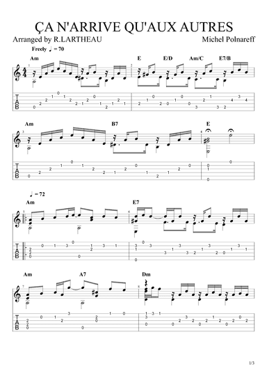 Ca N'arrive Qu'aux Autres (arr. Roger Lartheau)