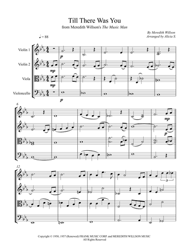 Till There Was You (arr. Alicia S.)