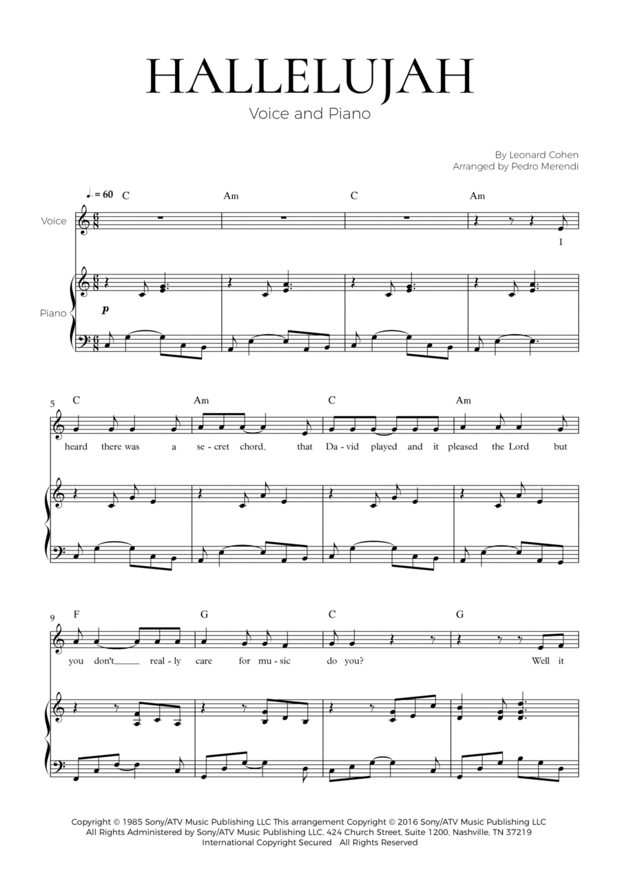 Hallelujah (arr. Pedro Merendi)