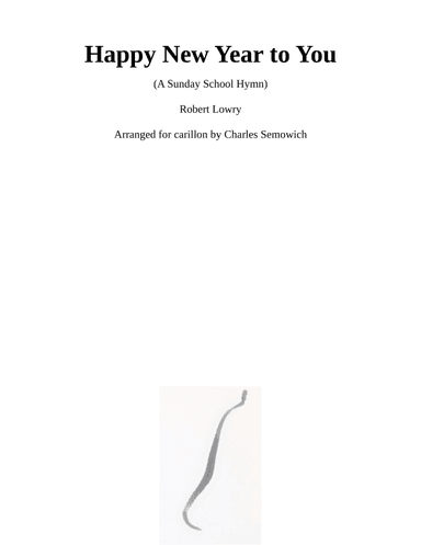 Happy New Year to You (arr. Charles Semowich)