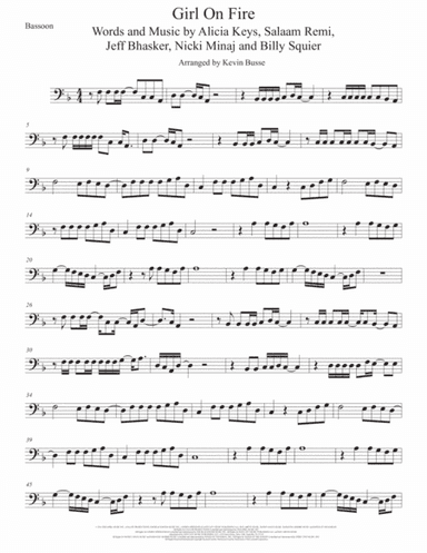 Girl On Fire (arr. Kevin Busse)