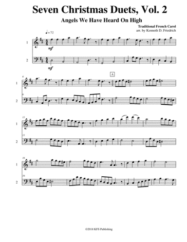 Seven Christmas Duets, Vol. 2 (arr. Kenneth D. Friedrich)