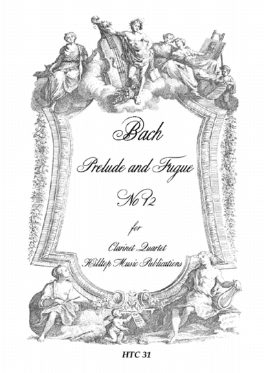 Prelude and Fugue No. 12 arr. Clarinet Quartet (arr. A. L. Wyver)
